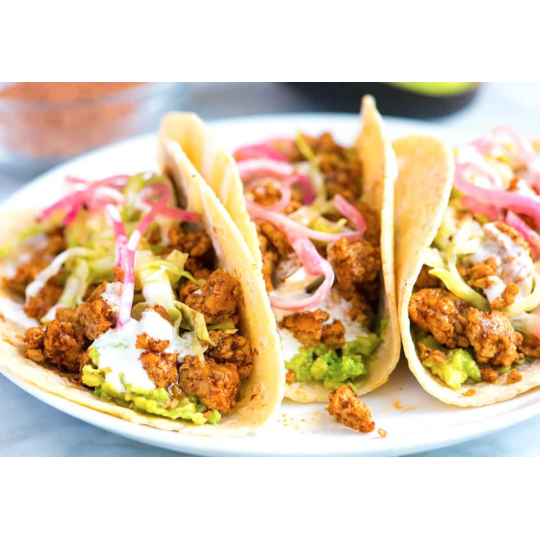 Bánh Tacos  Heo Bacon ( Ba rọi xông khói) Size L