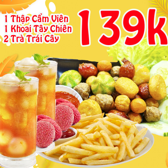 ComBo Ăn Vặt 139k - Dùng Tại Quán