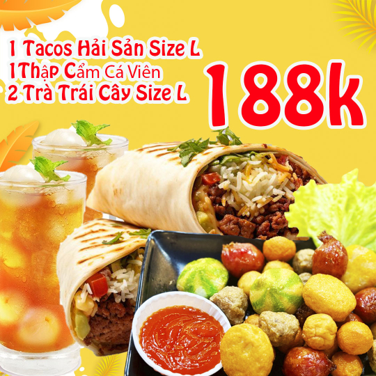 ComBo Tacos Hải Sản Couple - Dùng Tại Quán