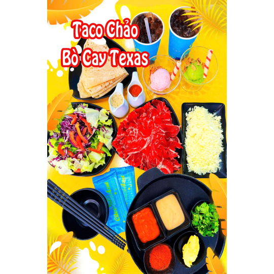 Taco Chảo Bò Cay Texas 